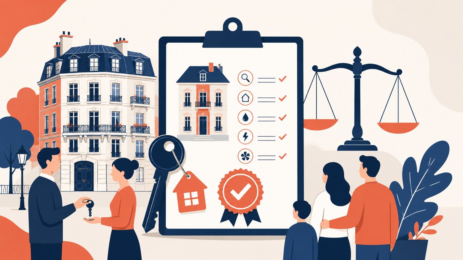 Diagnostics immobiliers obligatoires pour une succession — remise des clés et checklist réglementaire